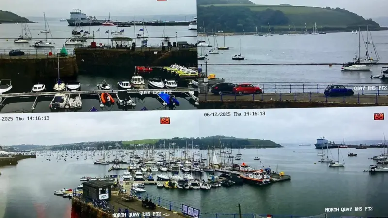 CCTV images of Falmouth Harbour