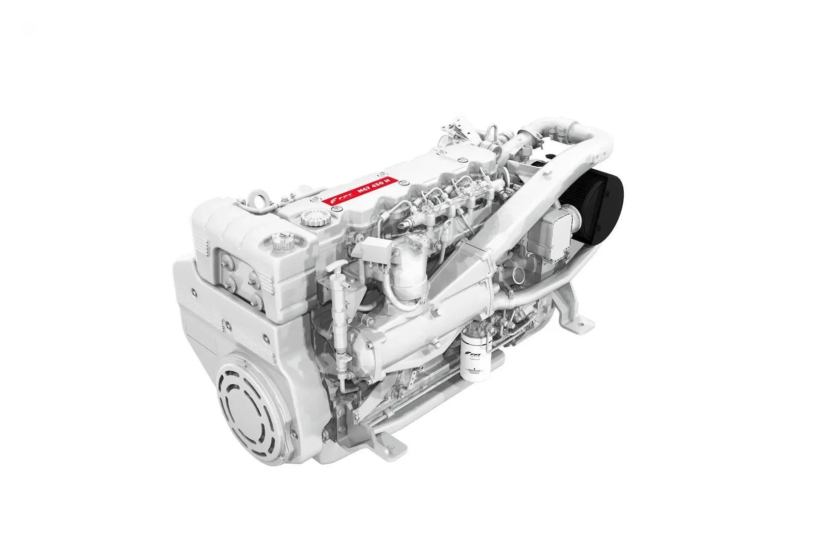 Hybrid retrofit Venice waterbus engine