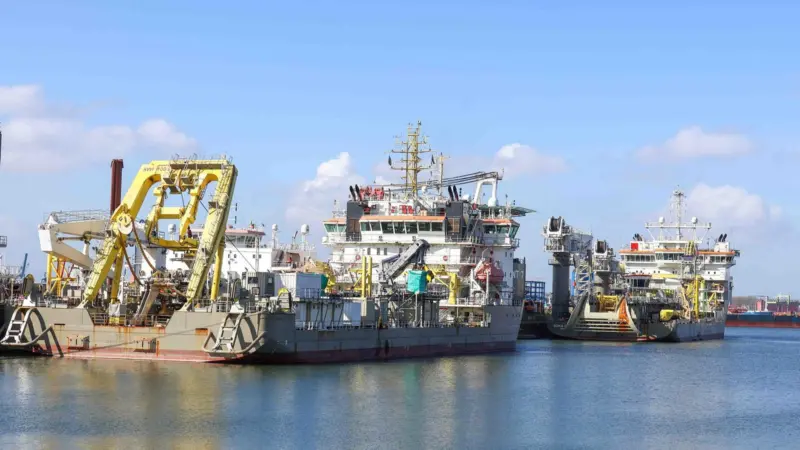 Vessels in various states of lay-up may be berthed alongside (Peter Barker