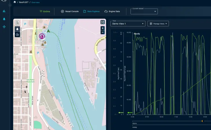 The image shows a screenshot of AST Reygar's BareFLEET system