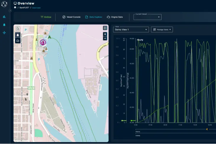 The image shows a screenshot of AST Reygar's BareFLEET system