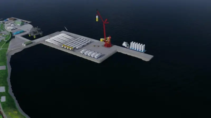 Floating wind farm assembly will take place at the Scottish Port of Cromarty Firth