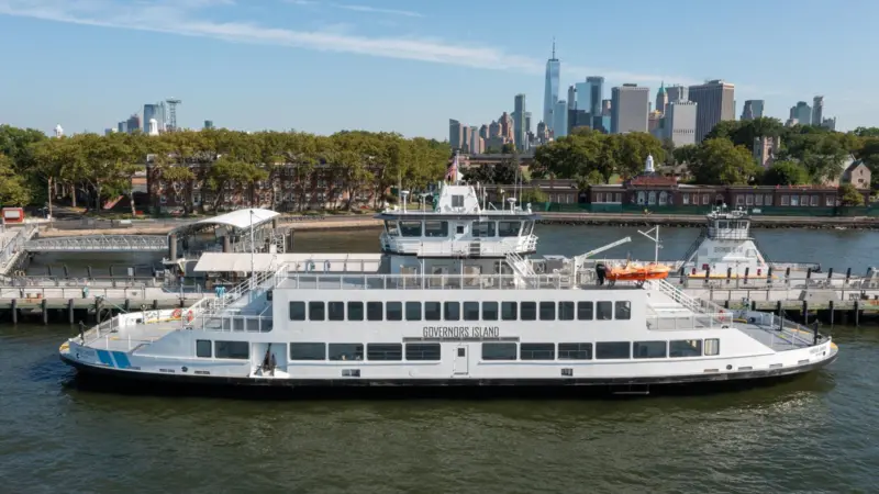 The Harbor Charger pictured at the quayside in New York Harbor