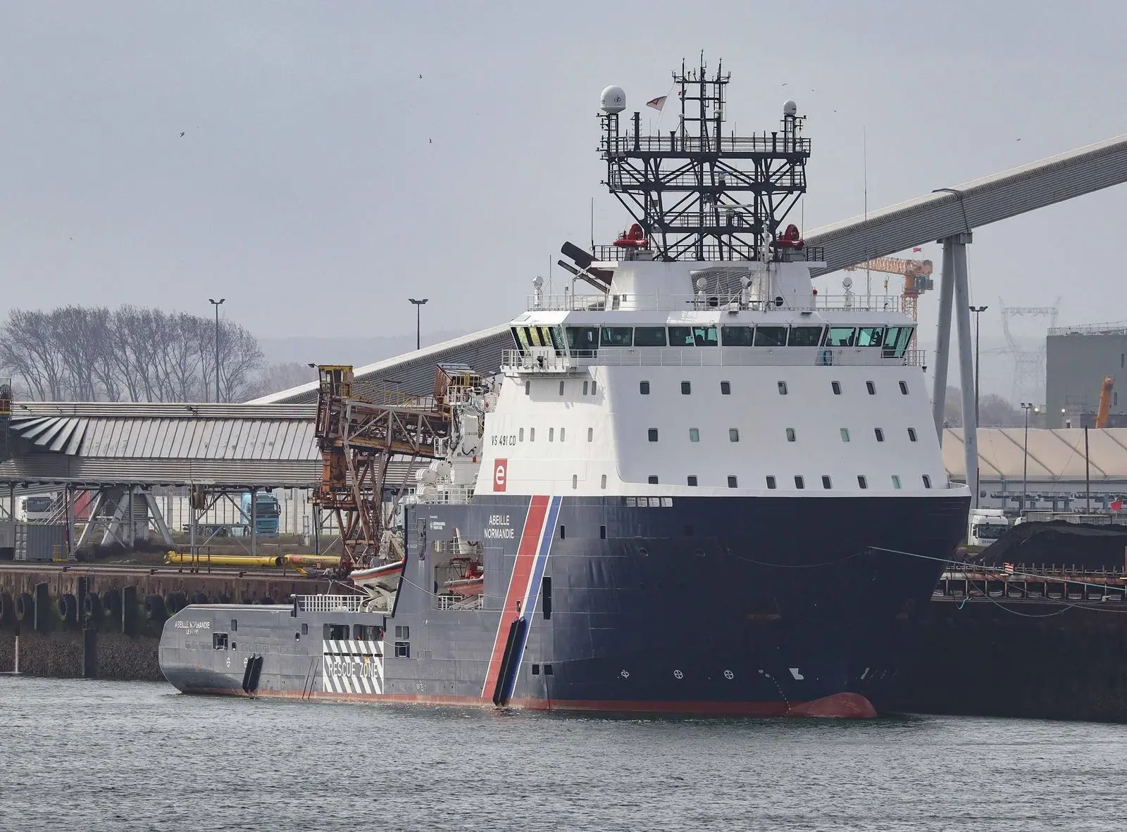 French ETV 'Abeille Normandie' was previously an offshore support vessel (Peter Barker)