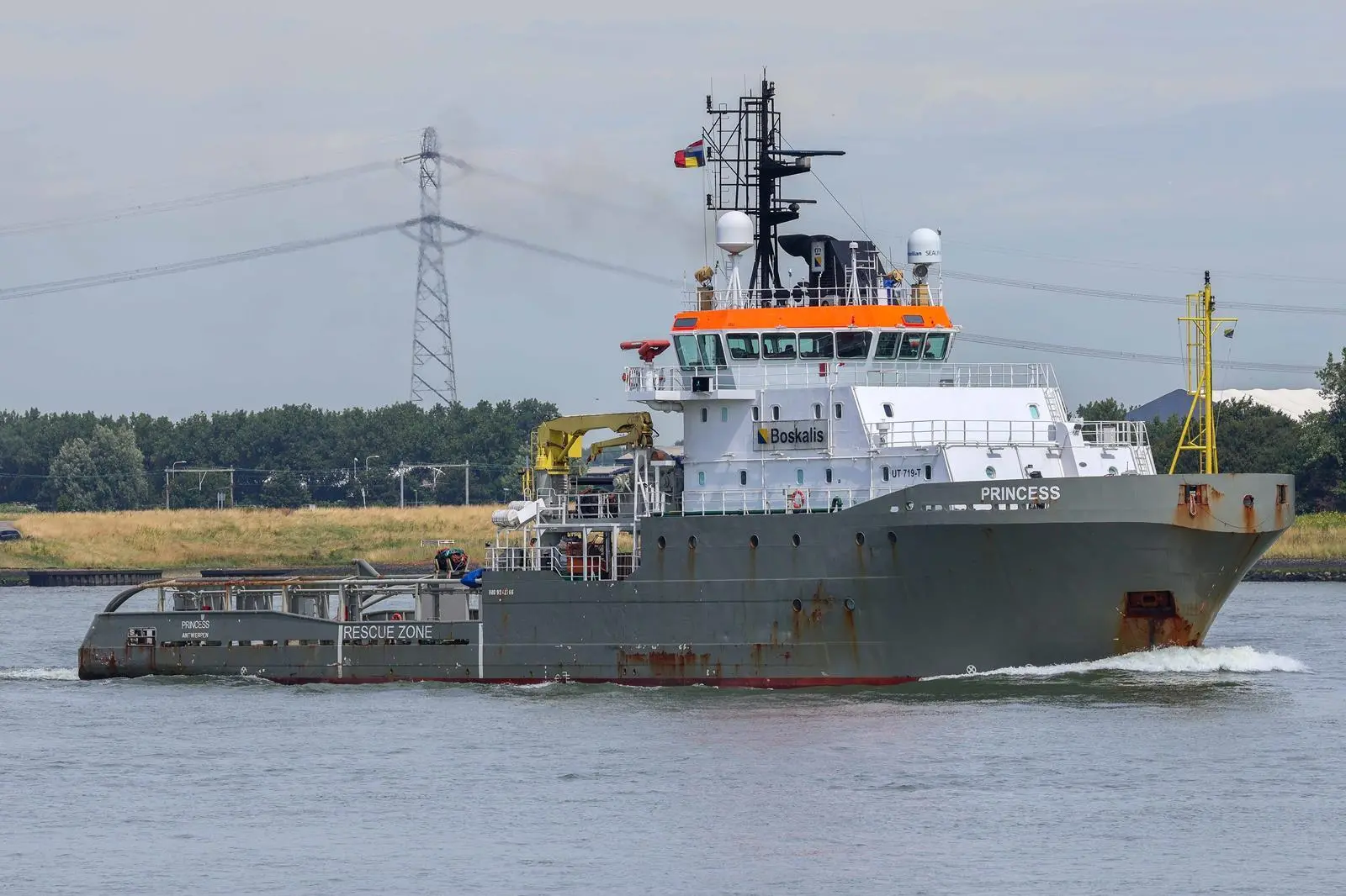 Now under Boskalis ownership 'Princess' was formerly a UK Coastguard tug (Peter Barker)