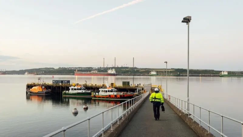 The Port of Milford Haven’s current pilot jetty