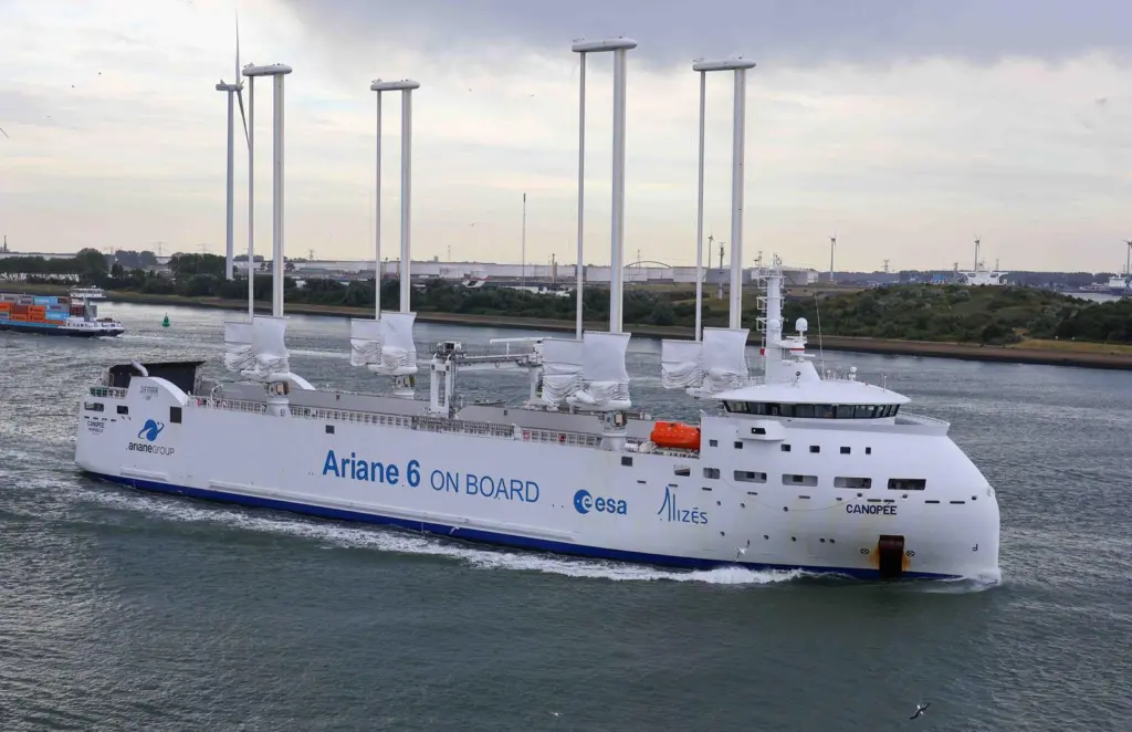 Roro vessel 'Canopee' is the odd one out in Jifmar's otherwise workboat themed fleet (Peter Barker)