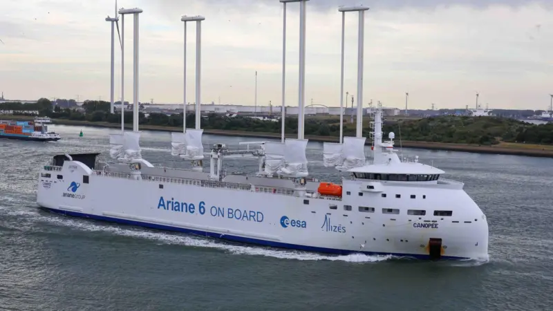 Roro vessel 'Canopee' is the odd one out in Jifmar's otherwise workboat themed fleet (Peter Barker)
