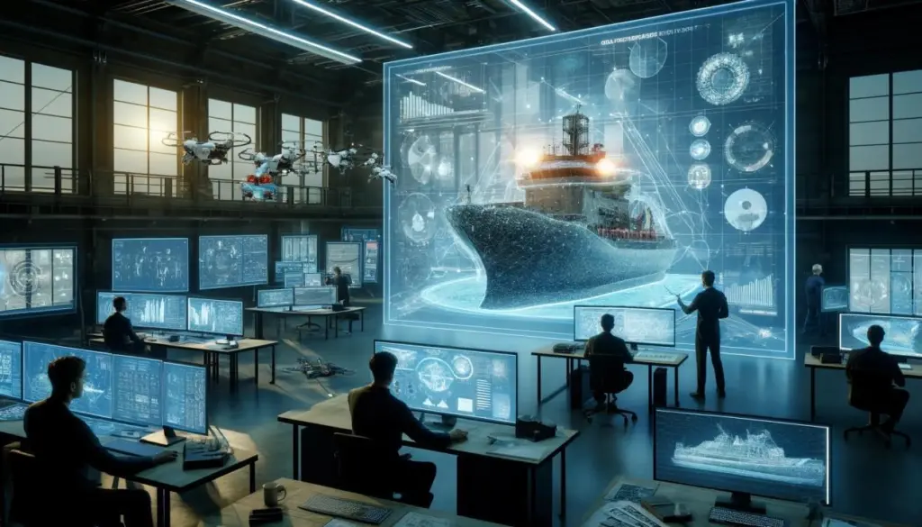 AI vessel design