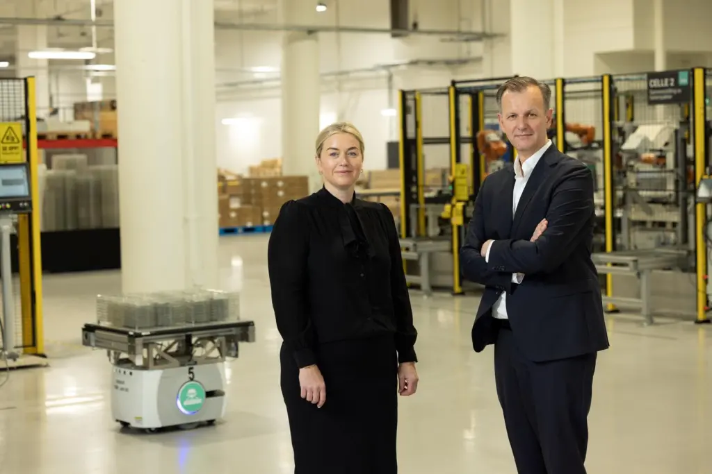 Corvus Energy's CFO Mette Hanestad and CEO Fredrik Witte