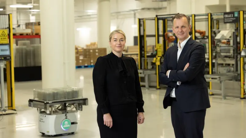 Corvus Energy's CFO Mette Hanestad and CEO Fredrik Witte
