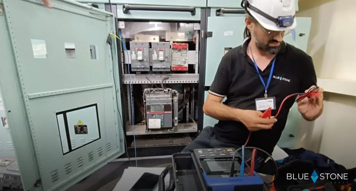 Insulation Resistance test for Crane Power Supply Cables (offshore special purpose vessel)