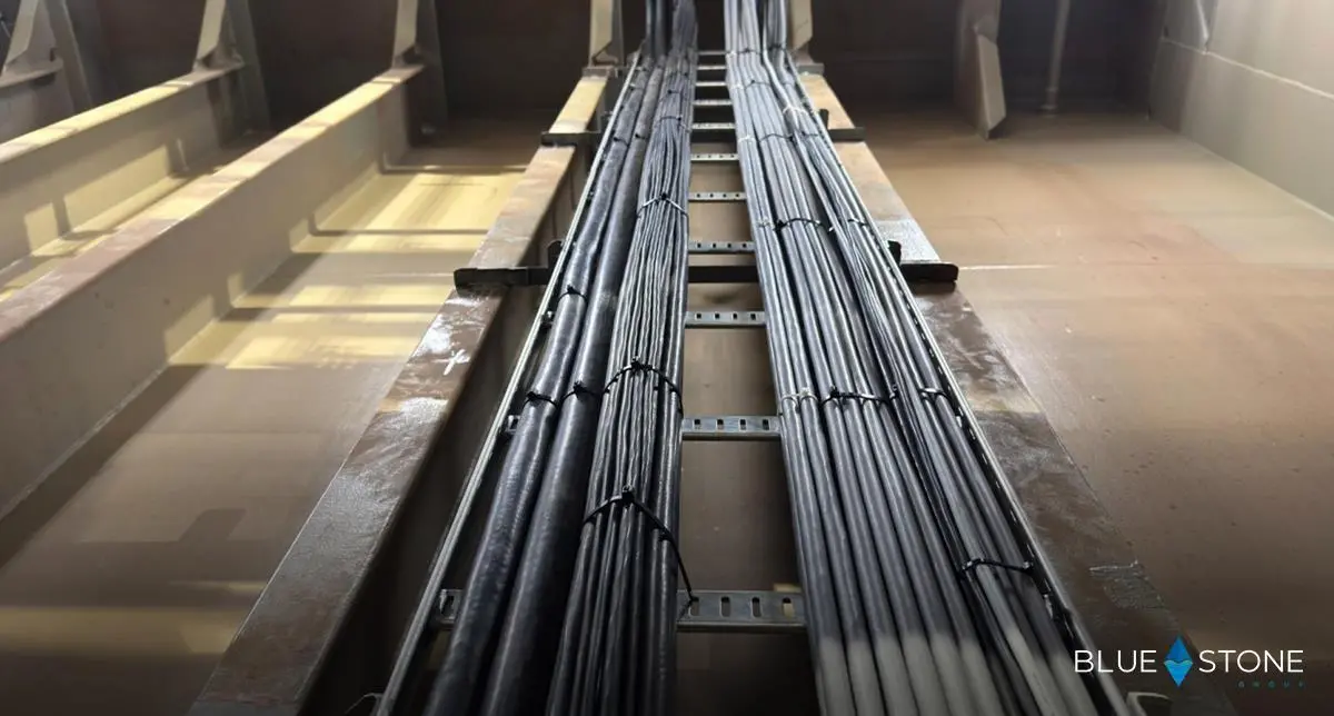 New cable routing for deck equipment (offshore special purpose vessel)