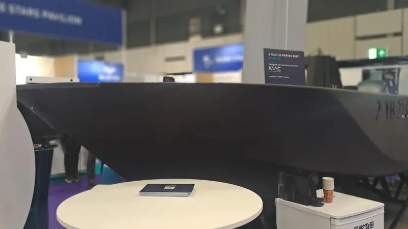 3D printed hull by CEAD