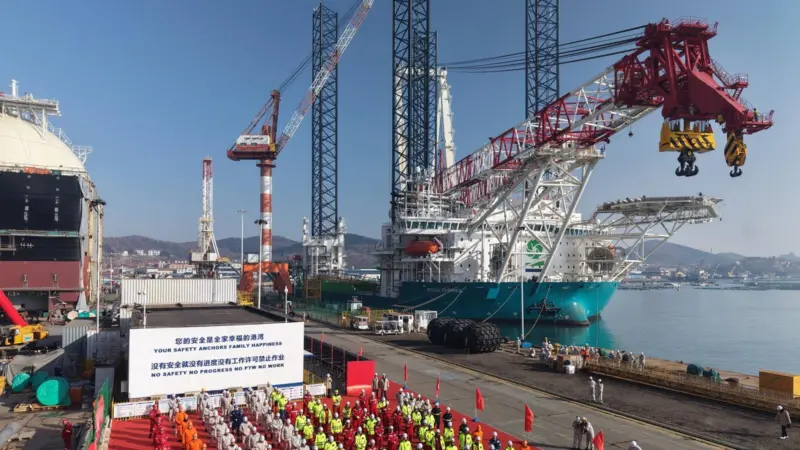 The Norse Energi at the CIMC Raffles Shipyard