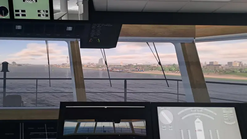 Virtual reality Inside the DISC's 'bridge'