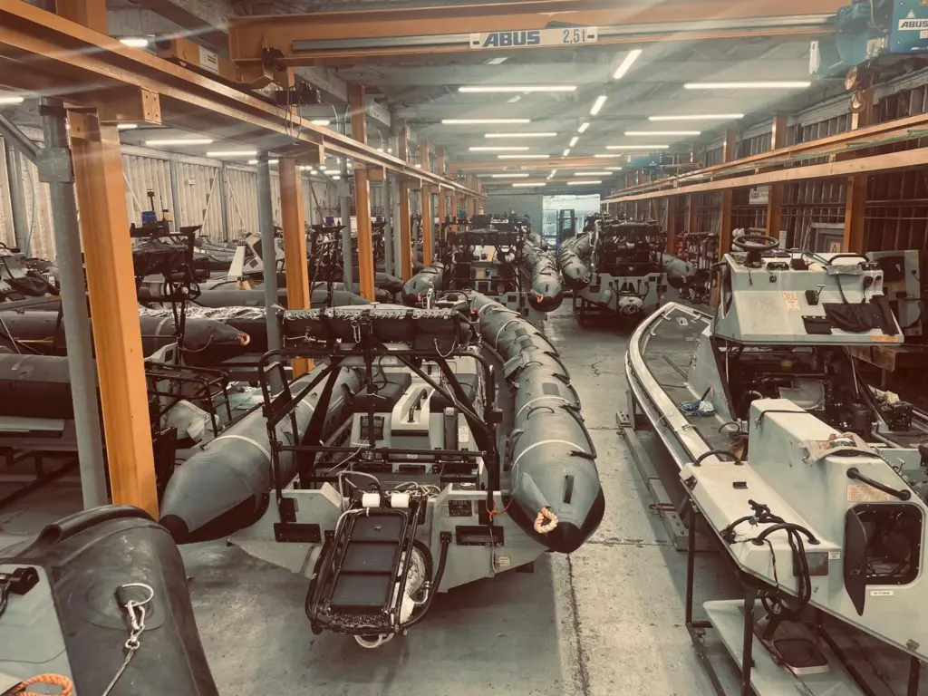 Pac 24 vessels being worked on in UK Docks' Gosport facility.