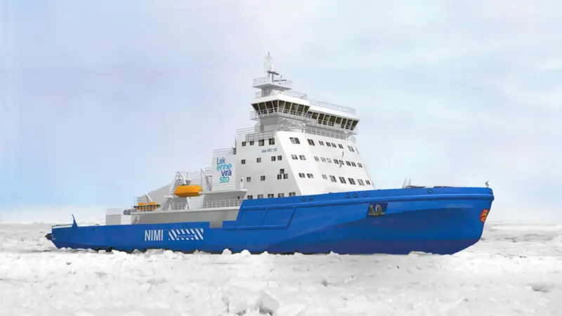 The new Arctech icebreaker is being built for the Finnish Transport Agency