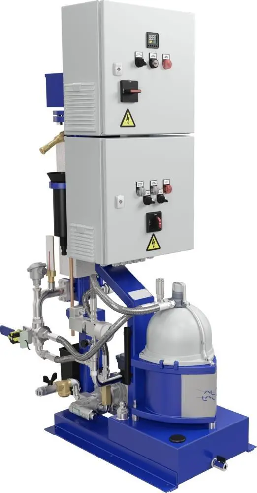 The Alfa Laval MIB503 separator for small vessels. Source - Alfa Laval