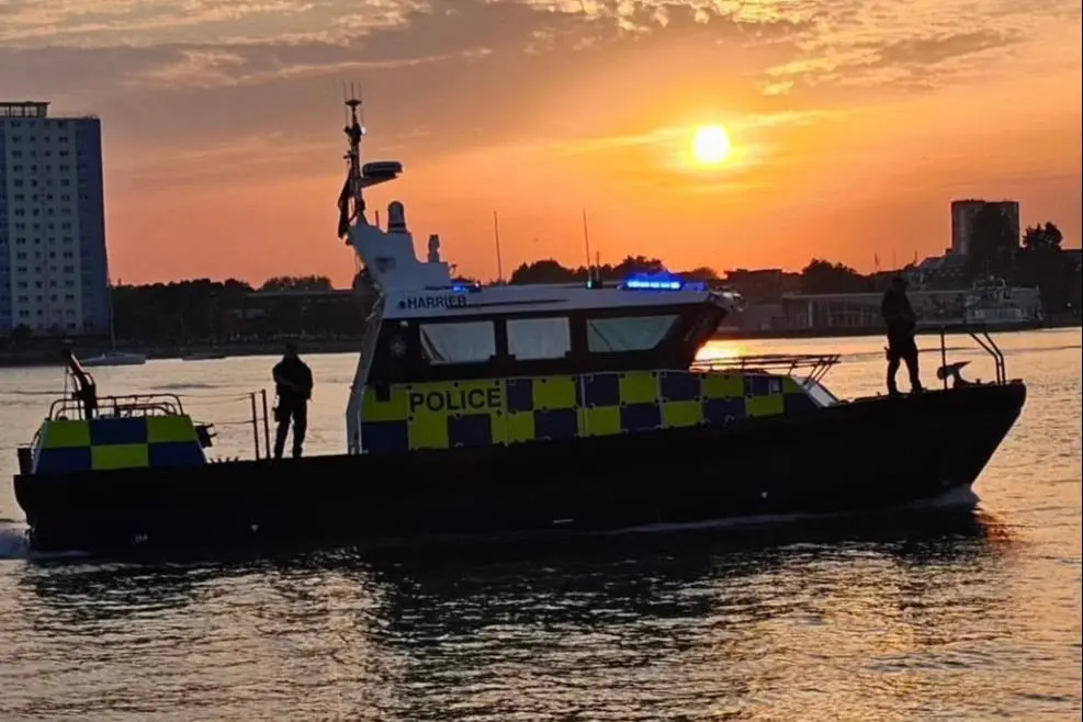 An Island Class MoD police boat, one of 49 UK Docks will be servicing and maintaining.