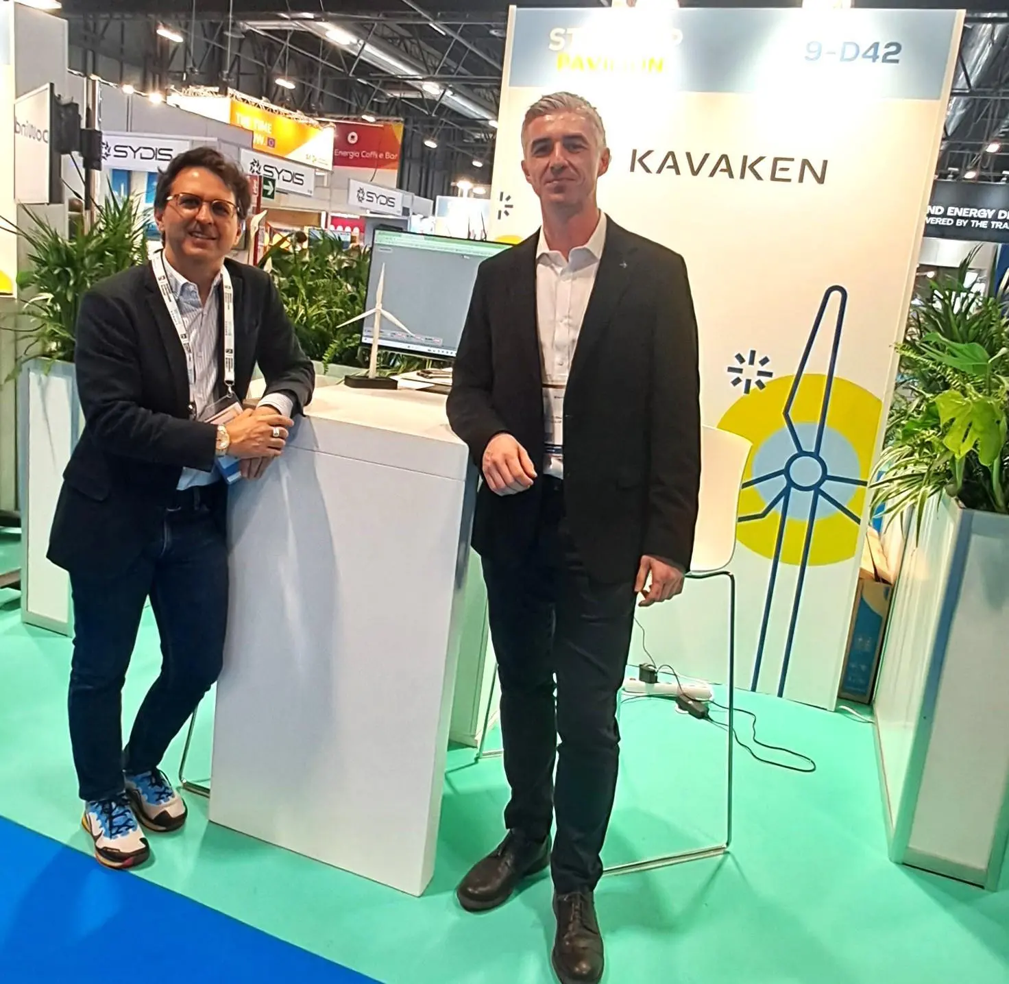 KAVAKEN Co-founder and CEO Bora Tokyay (l) and Murat Yilmaz, co-founder and COO