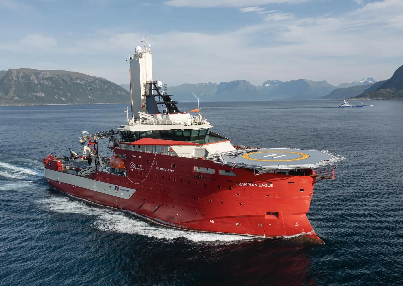 North Star's 'Grampian Eagle' has been designed so that it can run on methanol fuel, as well as integrating battery technology