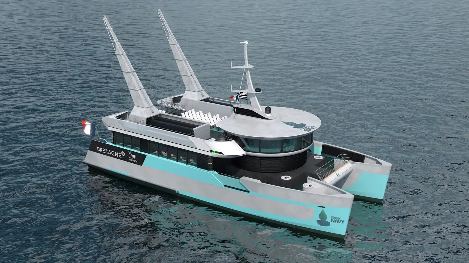 Render of Green Navy's vessel