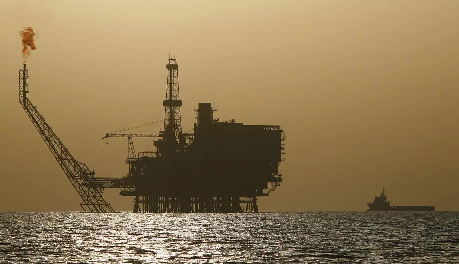 Ageing-oil-platform