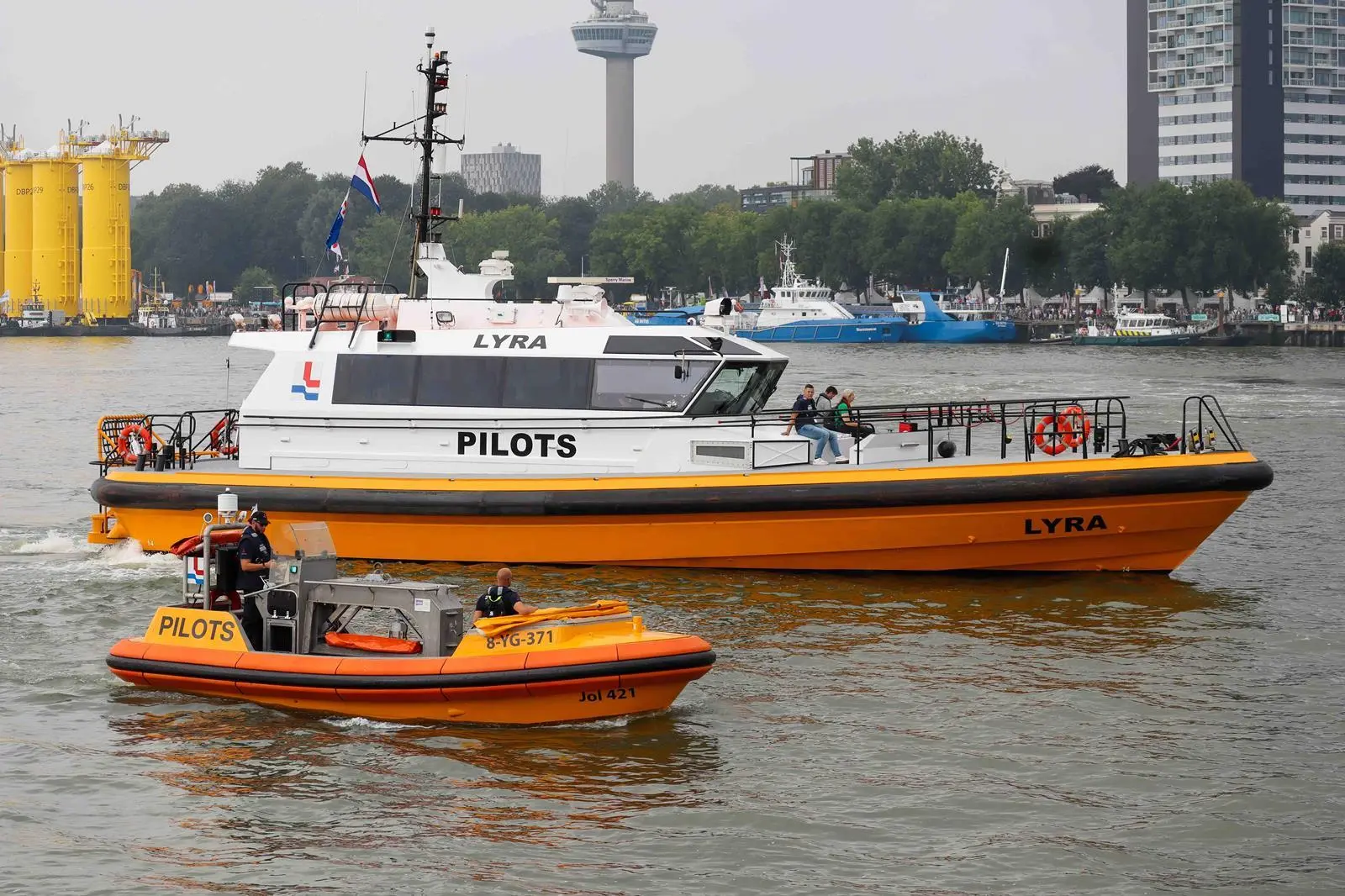 Rotterdam is a typical port operating pilot vessels to a high standard (Peter Barker)
