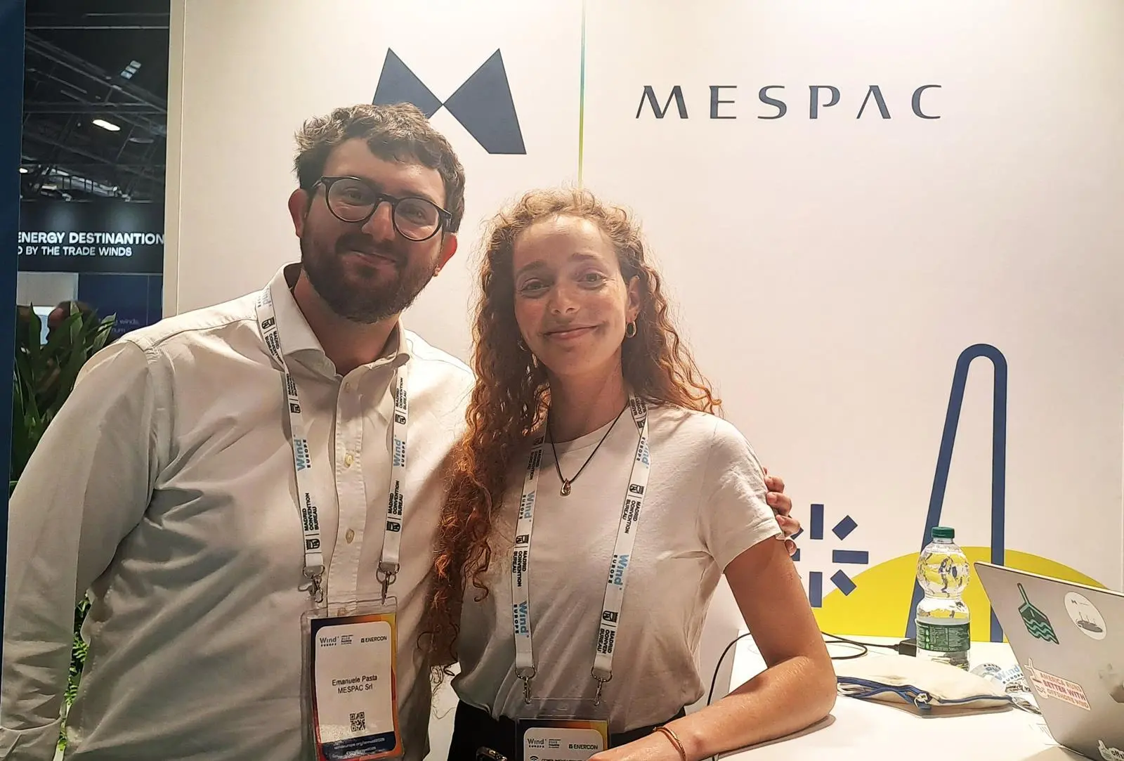 Mespac Business Developer Emanuelle Pasta (l) and Data Scientist Sarah Deffontaines