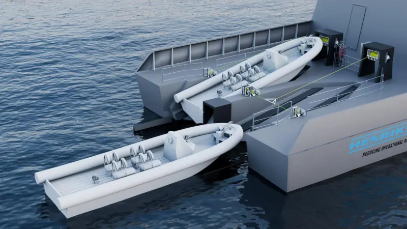 The Heenriksen HSS automatic slipway system#