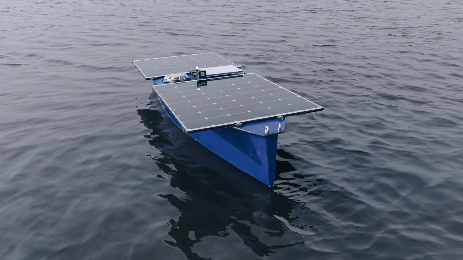 Solar powered surface vessel