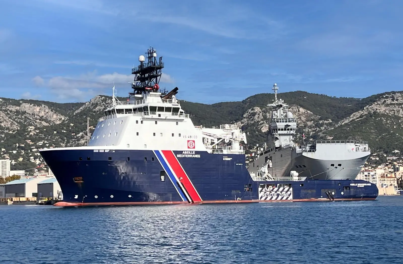 'Abeille Mediterranee' is one of two ETVs guarding France's Mediterranean coast (Boluda)