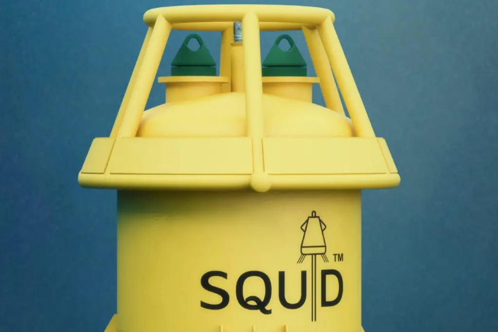 A close up of Encomara's Squid technology