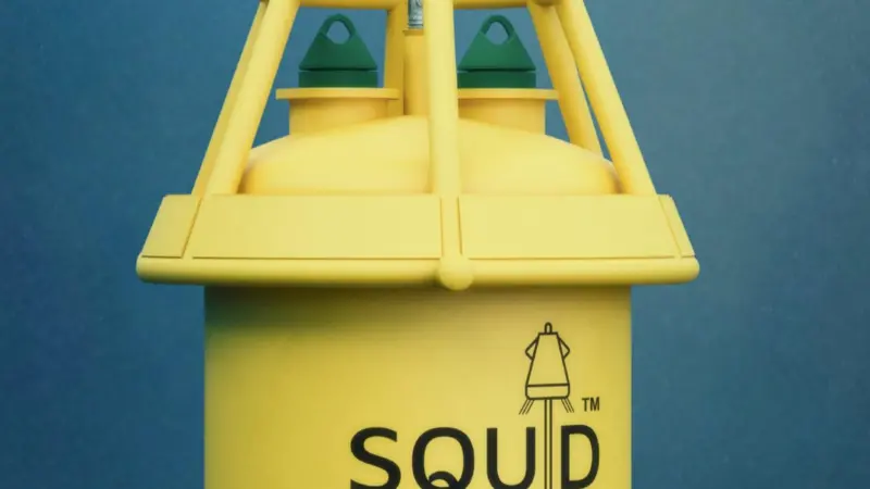 A close up of Encomara's Squid technology