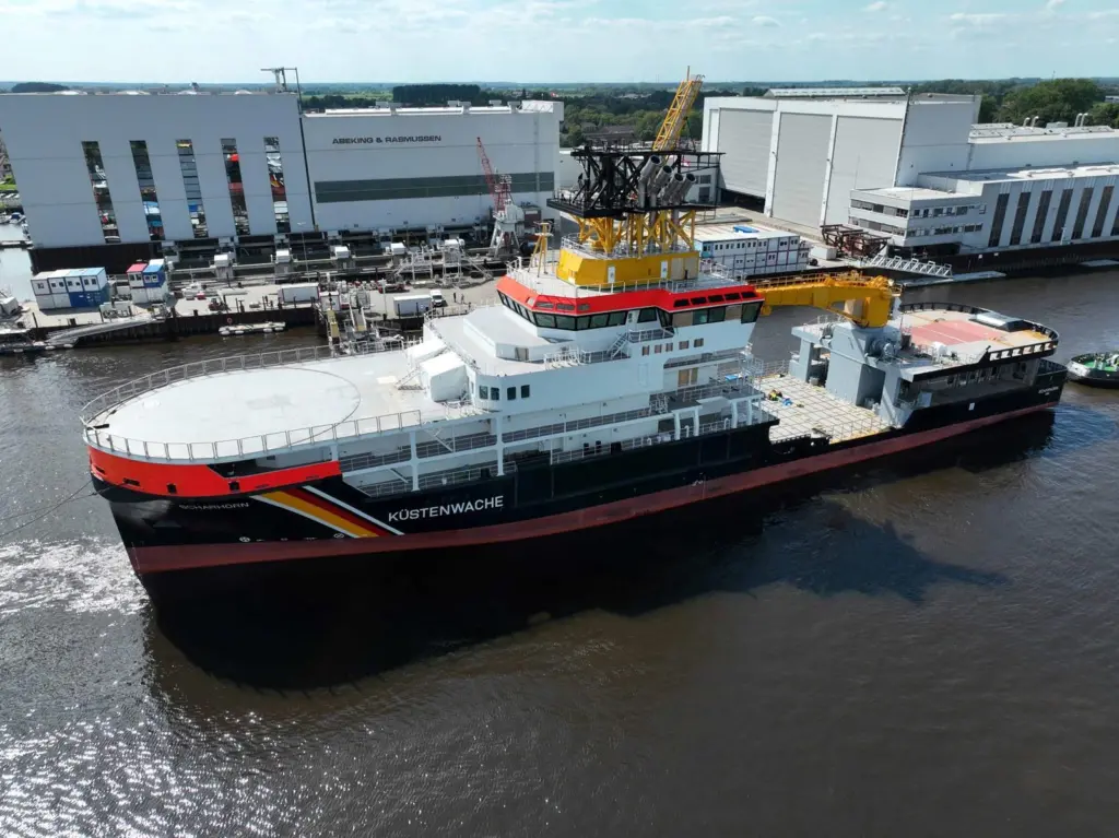 Germany's latest emergency response vessel 'Scharhorn' (Abeking and Rasmussen)
