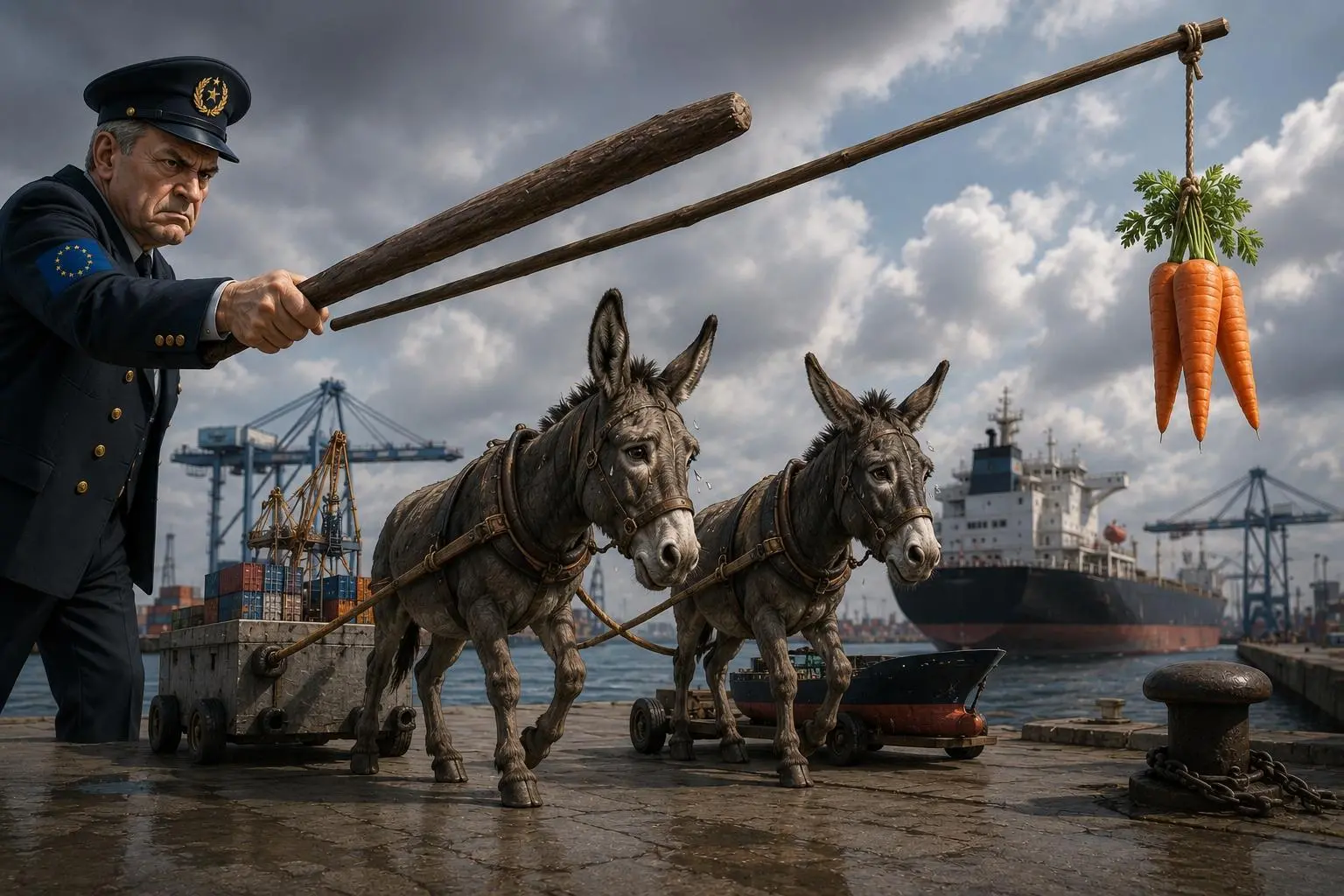 donkeys