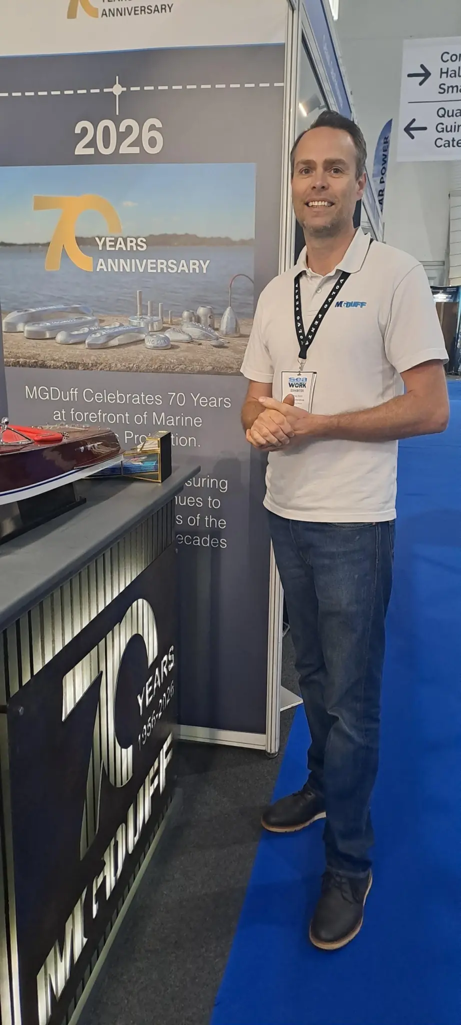 MGDuff, managing director James Beale