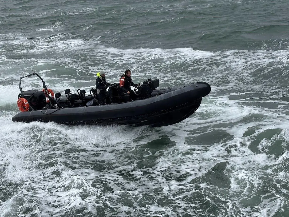 Arctic 24 with Cox 300 Diesel Outboard