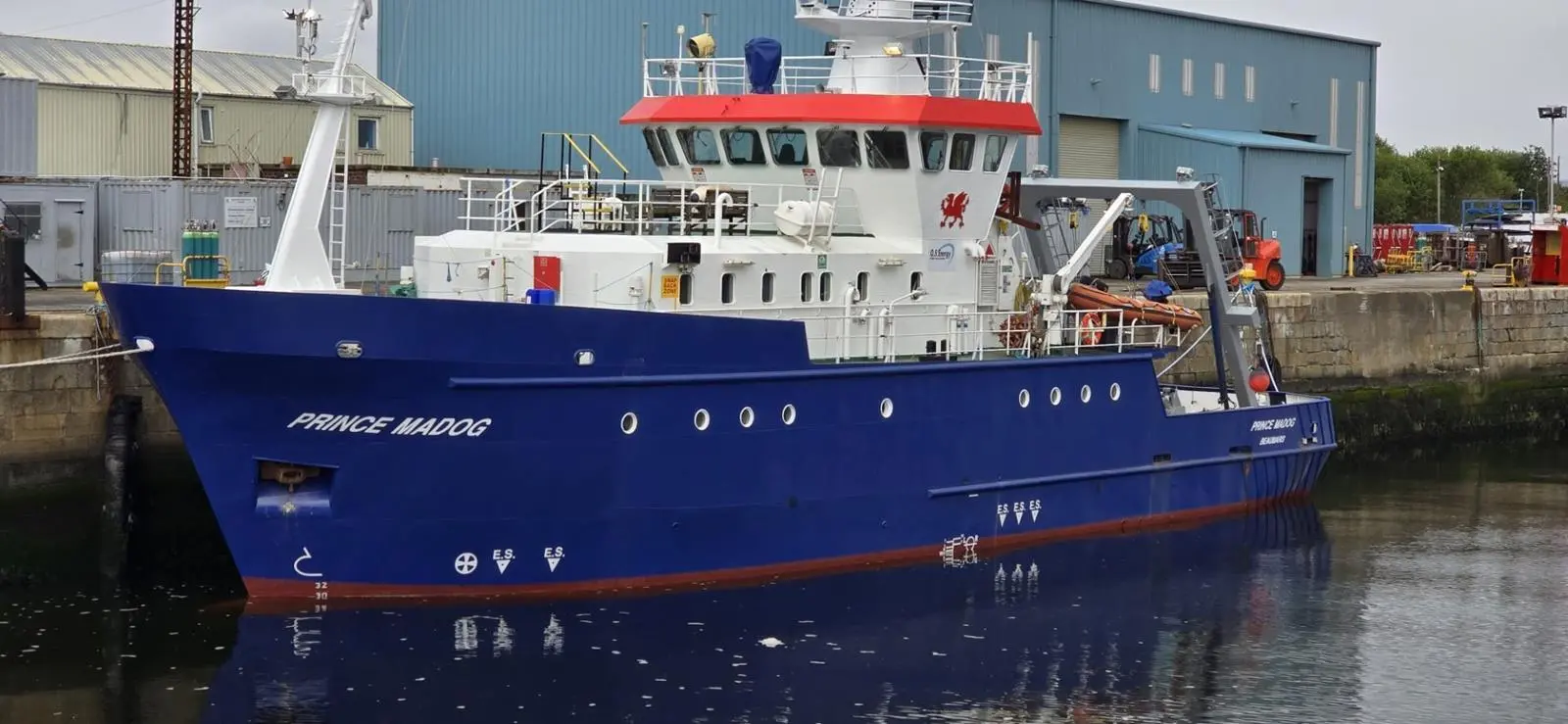Undocked 7th July - Finished paintwork floating