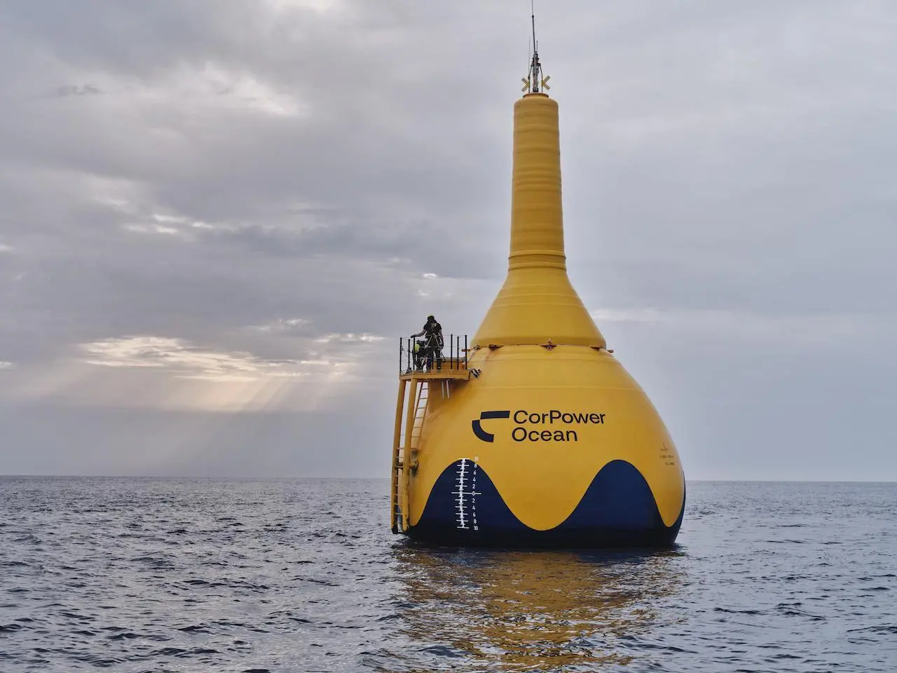 C4 wave energy converter - credit CorPower Ocean