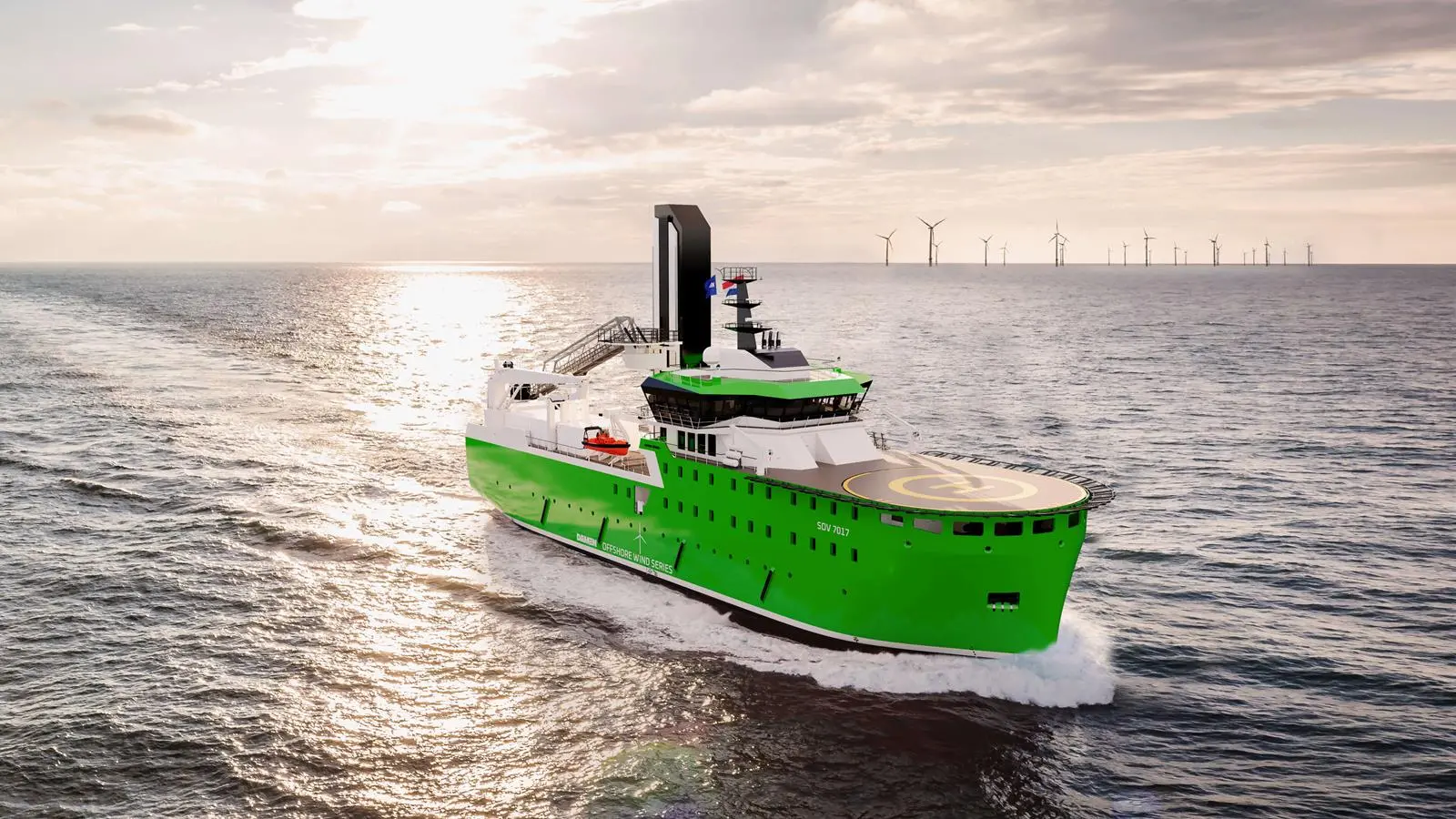 Damen concept for electric SOV