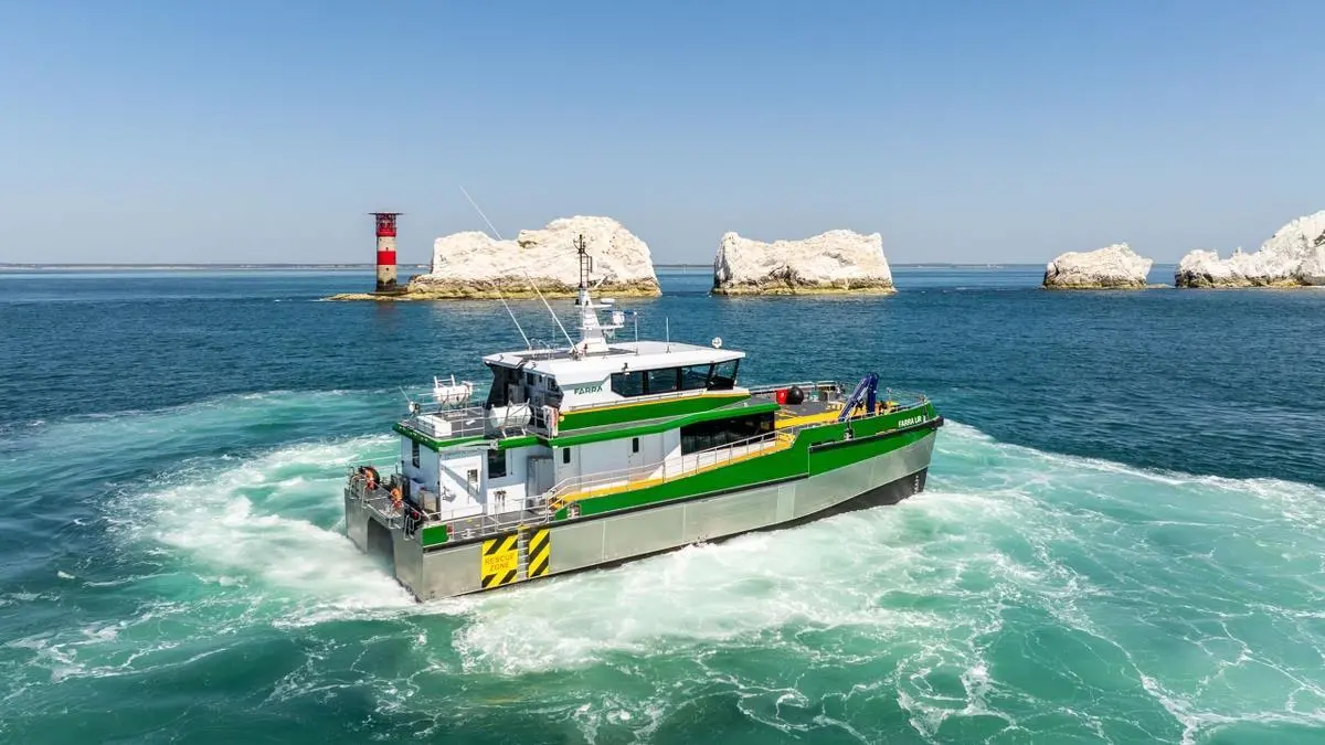 Farra Lir, a Brevity XL CTV on the water