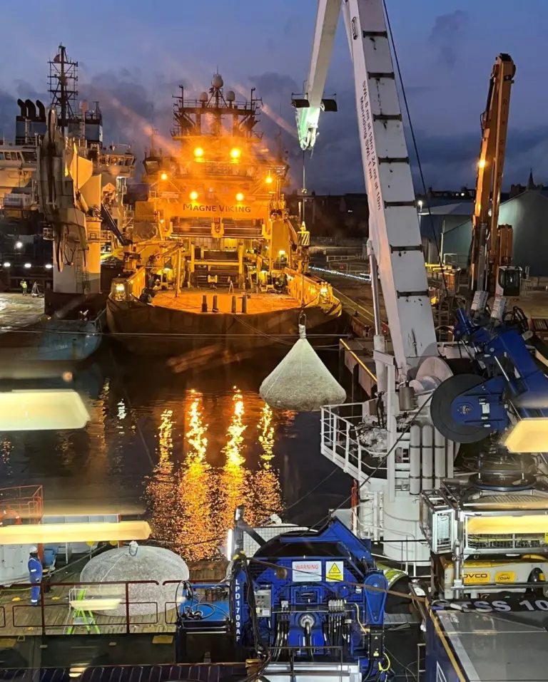 Briggs Marine respond to a critical, quick turnaround rock bag installation project
