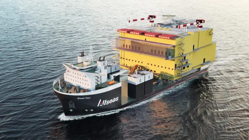 ABB heavy lift vessel semi-submersible