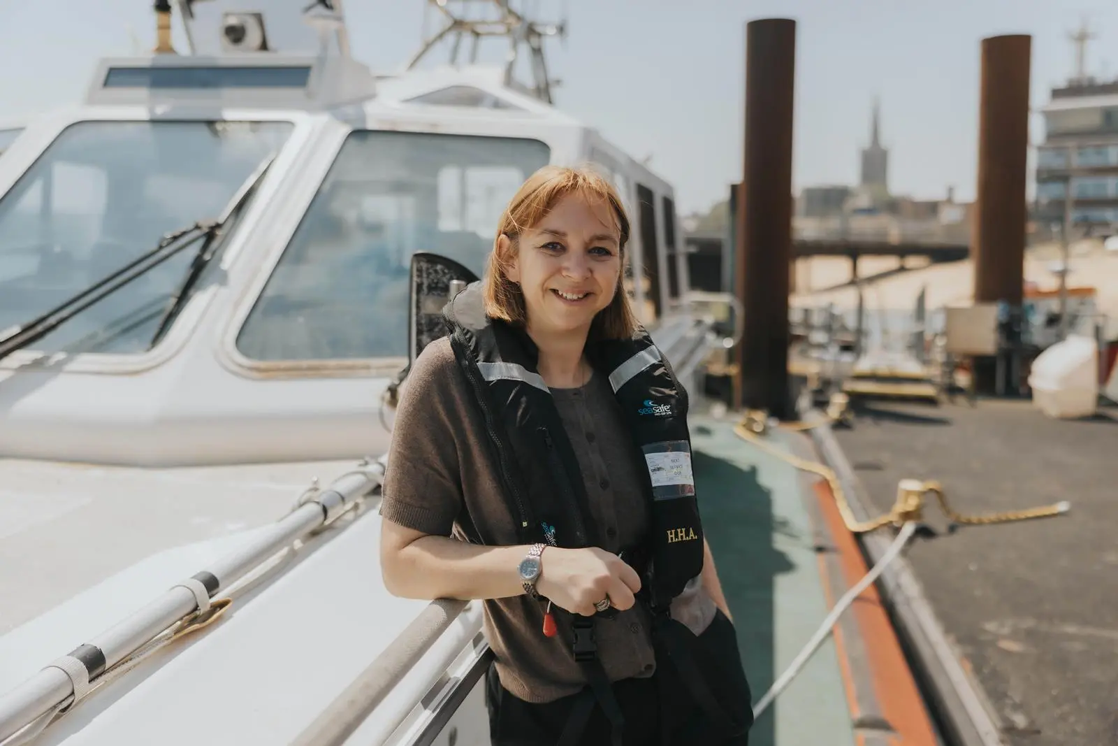 Louise Fennessy, deputy harbour master at HHA