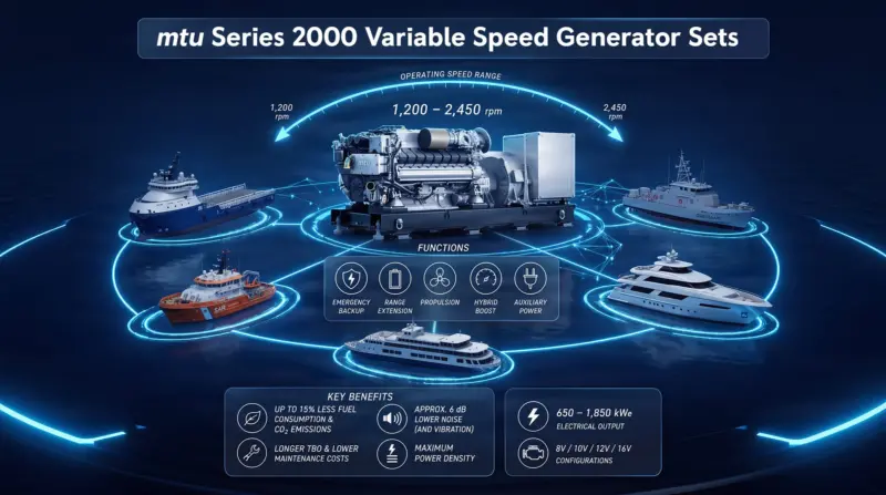 mtu Variable speed genset_Series 2000
